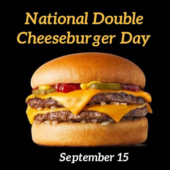 National Double Cheeseburger Day September 15, 2022, history