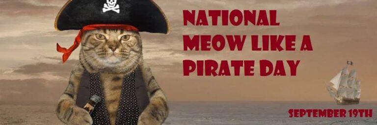 National Meow Like a Pirate Day – September 19, 2022, history