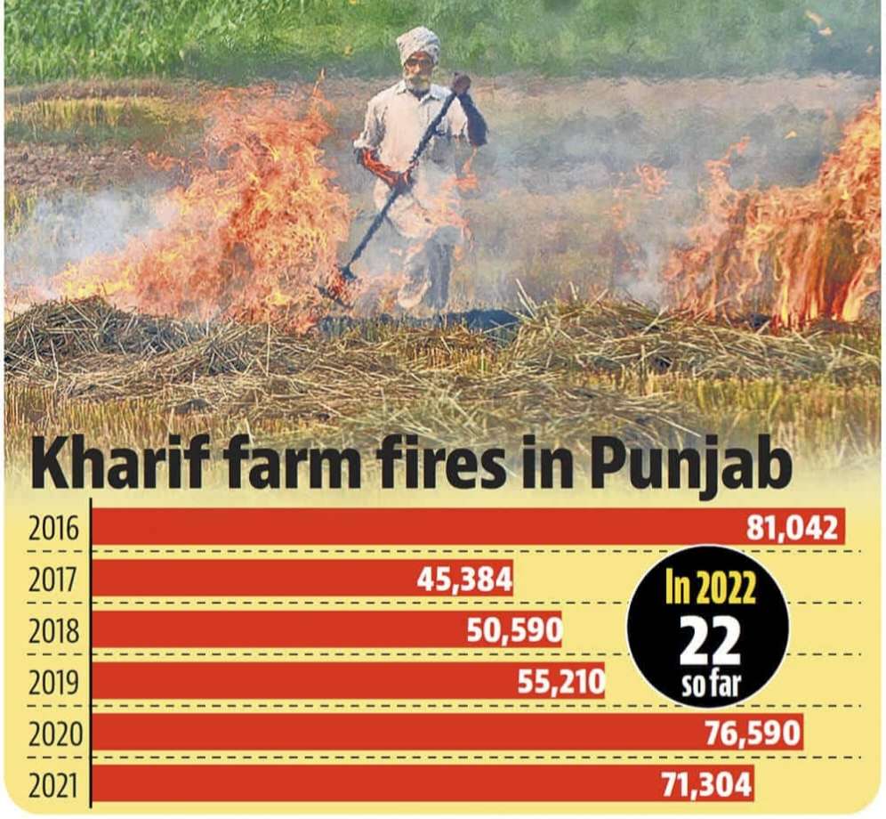 Burn Notice In Punjab: Punjab Logs 22 Farm Fires In 4 Days ...