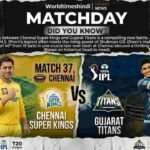 Chennai Super Kings vs Gujarat Titans Match 37 IPL 2026 preview banner at Chepauk.