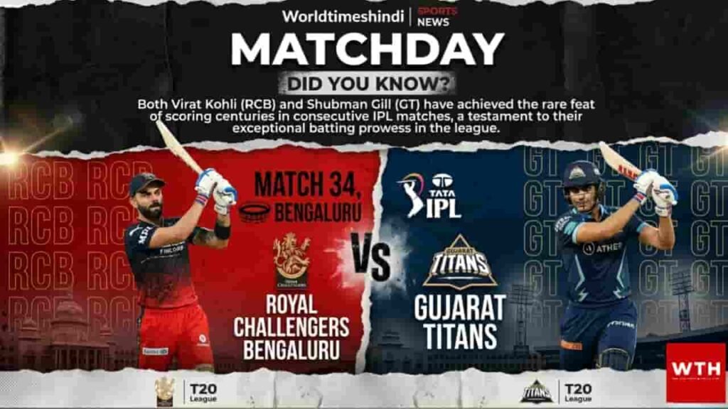 M Chinnaswamy Stadium packed for RCB vs GT IPL 2026 Match 34