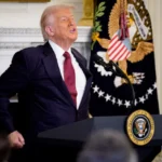 Donald Trump announcing Iran nuclear sites destruction