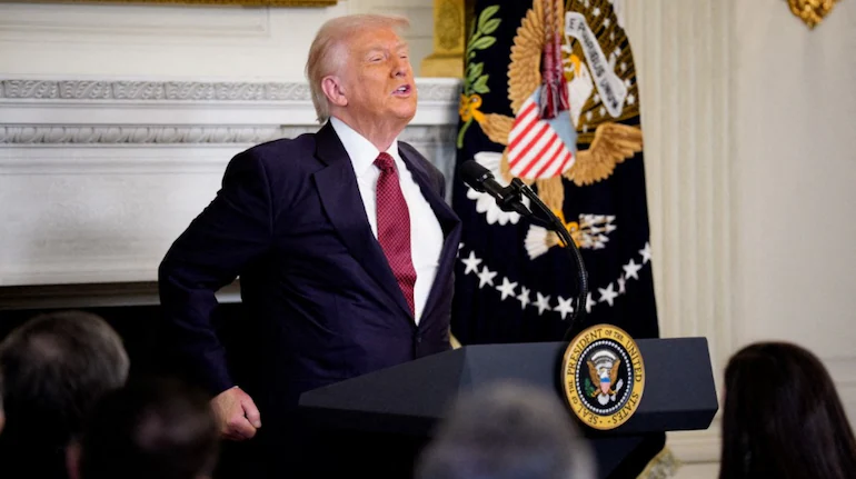 Donald Trump announcing Iran nuclear sites destruction