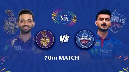 Kolkata Knight Riders vs Delhi Capitals, 70th Match of IPL 2026