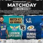 Mumbai Indians vs Lucknow Super Giants Match 47 IPL 2026 preview banner at Wankhede Stadium.