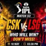 Ruturaj Gaikwad of Chennai Super Kings and Rishabh Pant of Lucknow Super Giants facing off for the IPL 2026 Match 53 clash